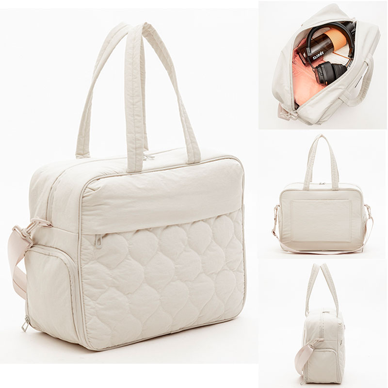 Eco Quilted Bag Wholesale | Bamboo Jacquard Travel Bag Custom