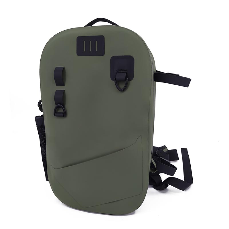 Wholesale Custom Green Fishing Backpack Bag