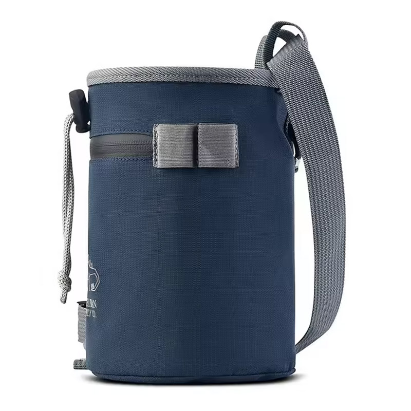 China Manufacture Wholesale Blue Large Chalk Bucket Bag