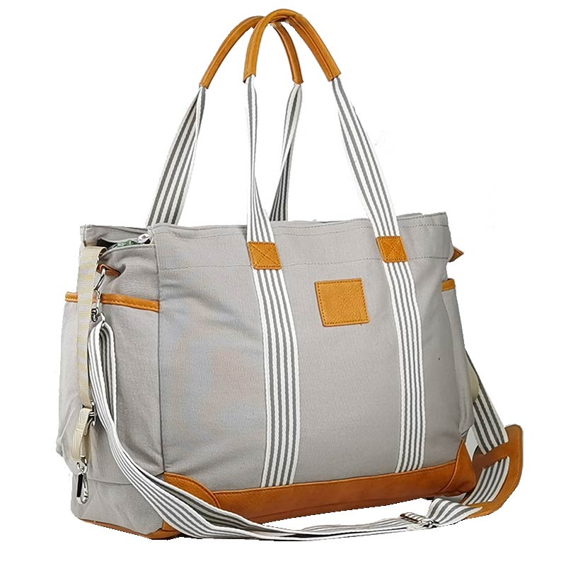 Wholesale Custom Logo Mother Tote Diaper Bag With Shoulder Strap