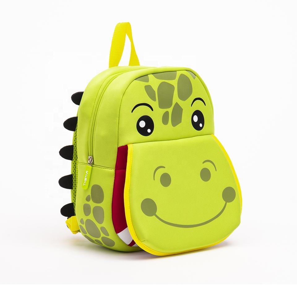 Wholesale 3D Cartoon Animal Neoprene Children Backpacks kindergarten Schoolbag