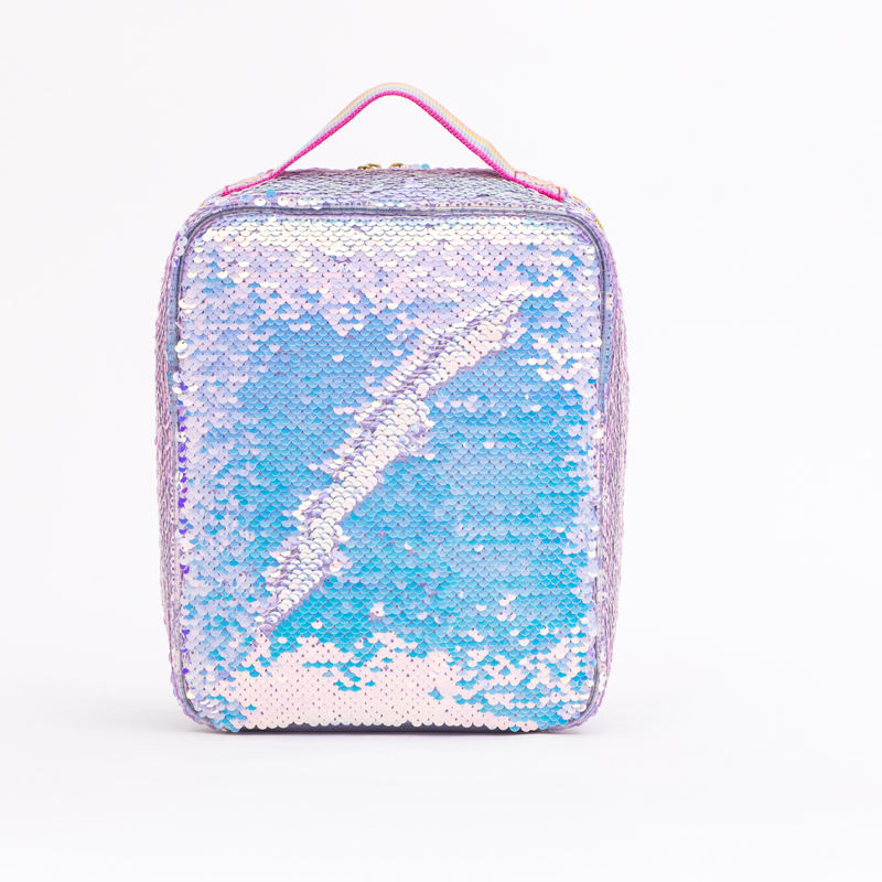 Custom Pink Sequin Lunch Bags for Girls: Cute and Stylish