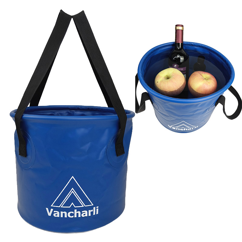 Wholesale Blue Waterproof PVC Collapsible Buckets