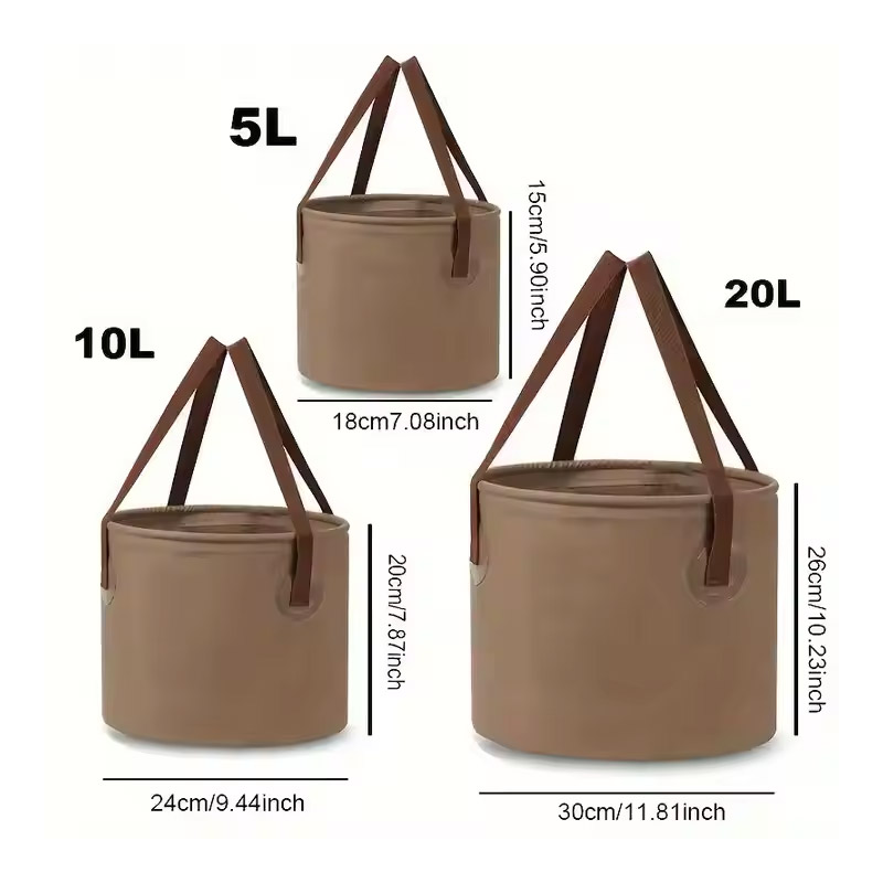 Brown Water Bucket