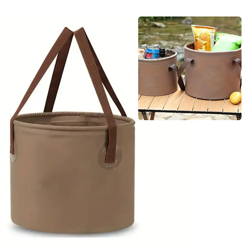Foldable and Portable Waterproof Bucket: Perfect for Camping